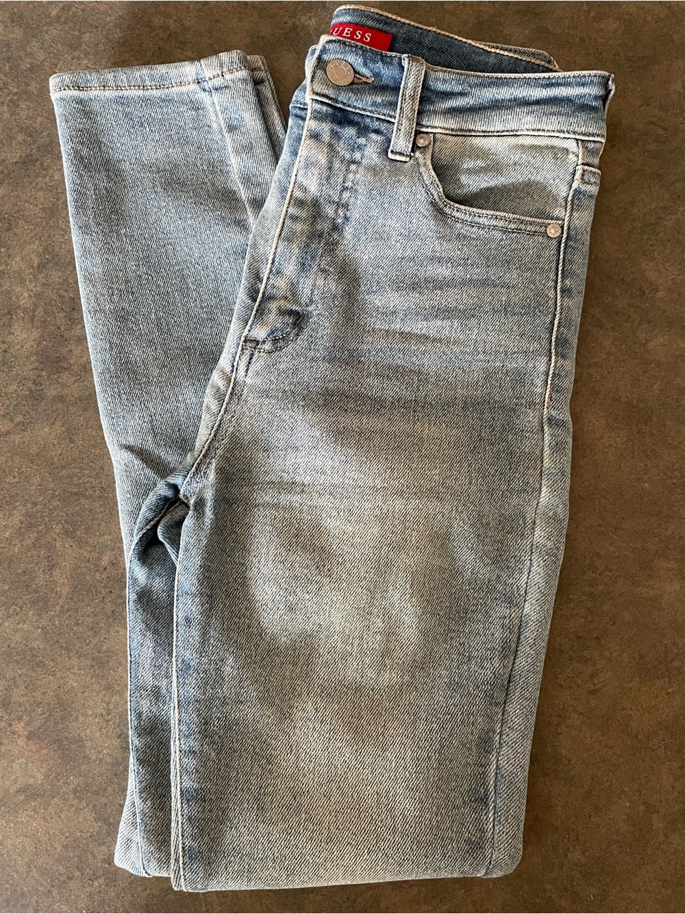 Guess high waisted Light Blue Denim Jeans